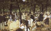 Edouard Manet Music at the Tuileries painting